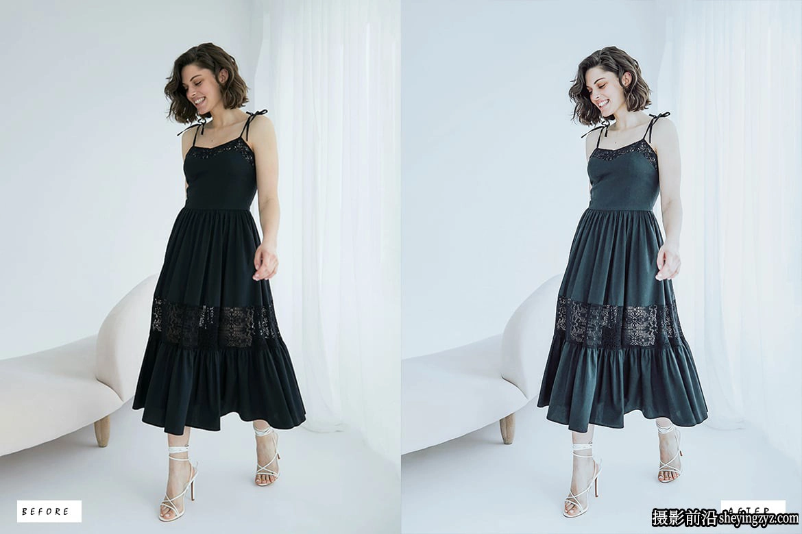 12种免费时尚电影胶片人像LR预设 Pure White Lightroom Presets