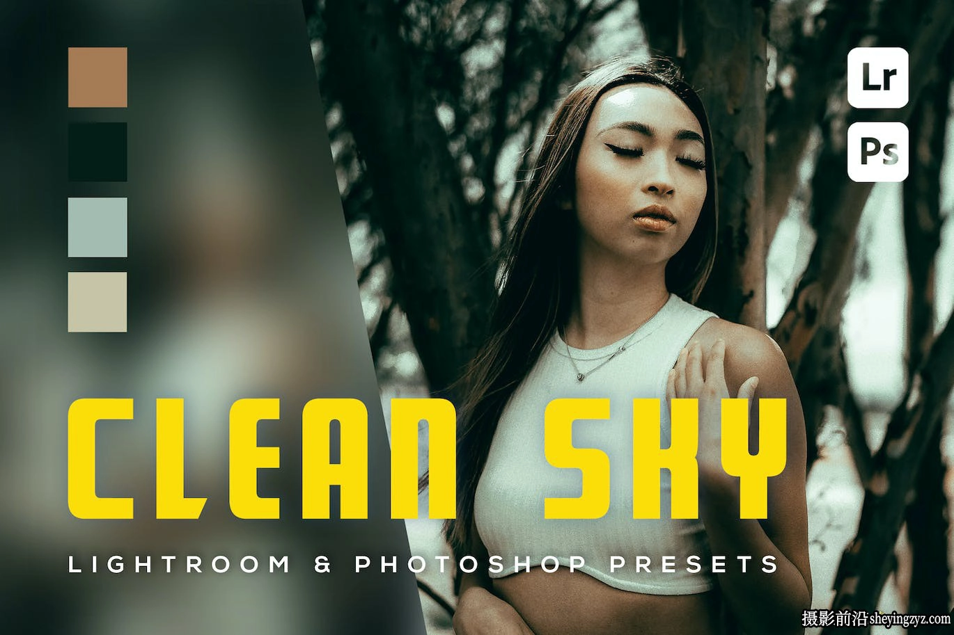户外电影人像免费Lr预设/手机lr预设 Clean Sky Lightroom Presets