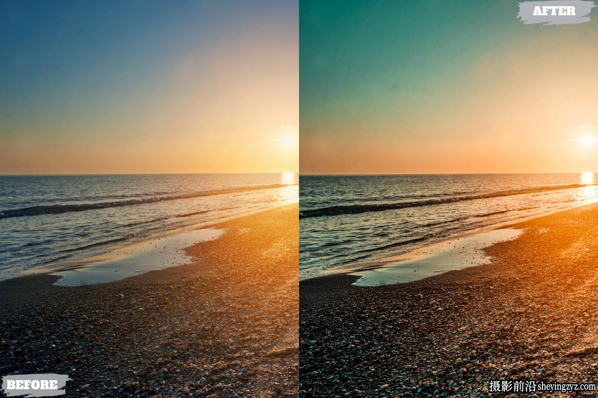 黄金时段电影风光lr预设及手机版lr预设 Sunset Lightroom Presets