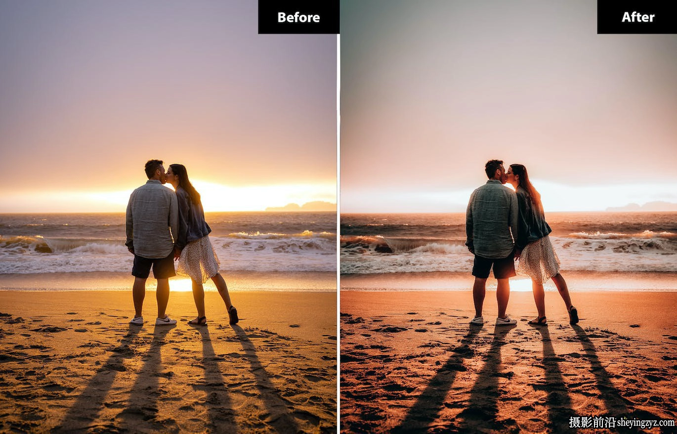 黄昏浪漫情侣人像LR预设及手机lr预设 Love Lightroom Presets