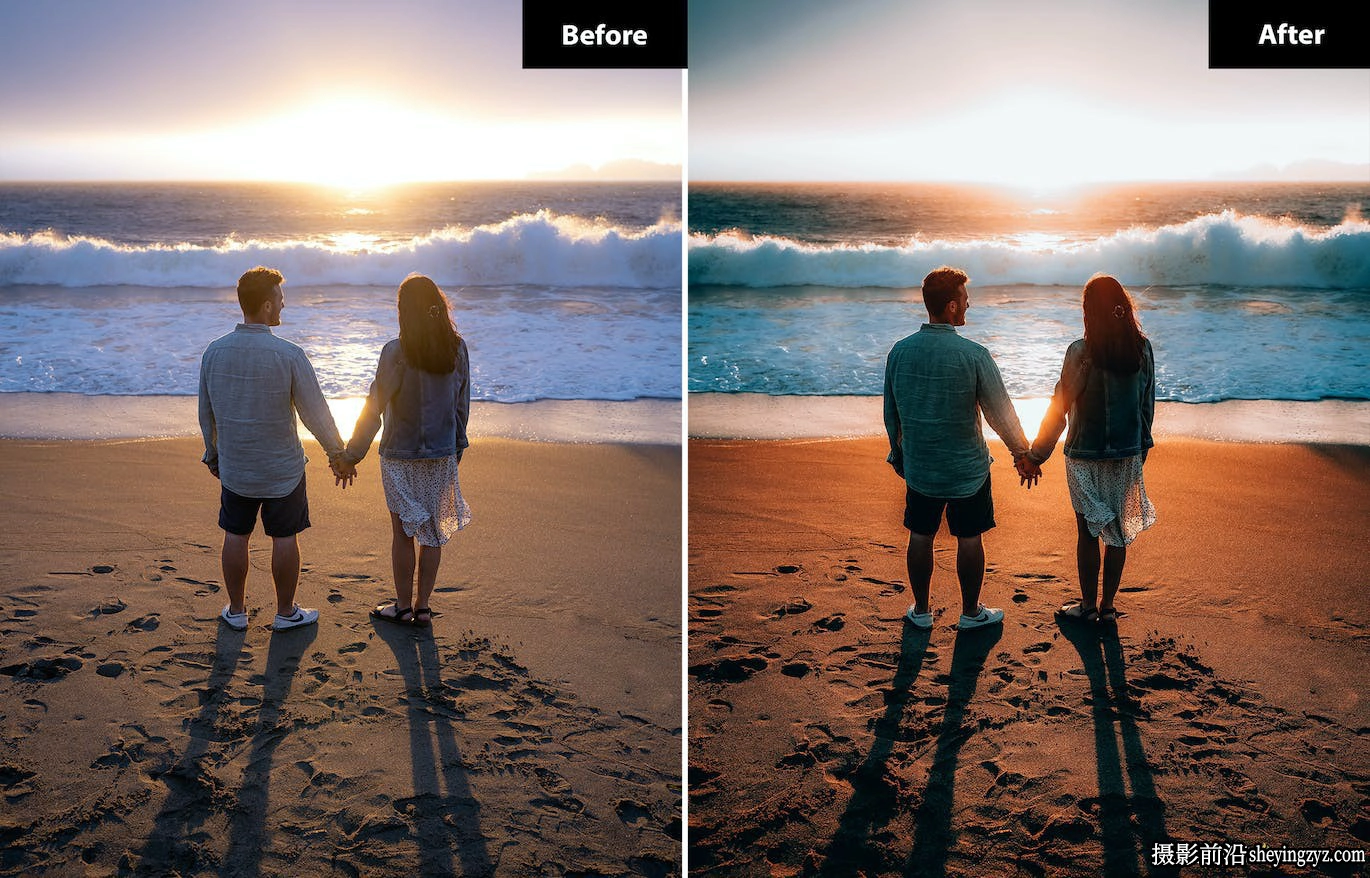 黄昏浪漫情侣人像LR预设及手机lr预设 Love Lightroom Presets