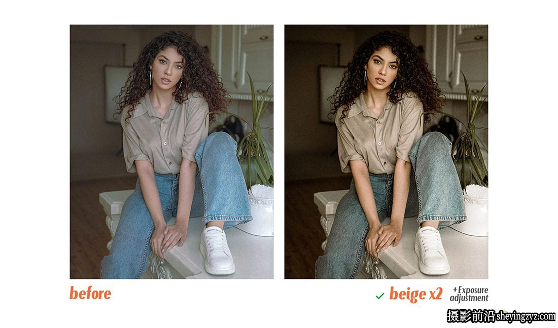 质感米色情绪电影人像Lr预设/手机版lr预设 Beige Lightroom Presets
