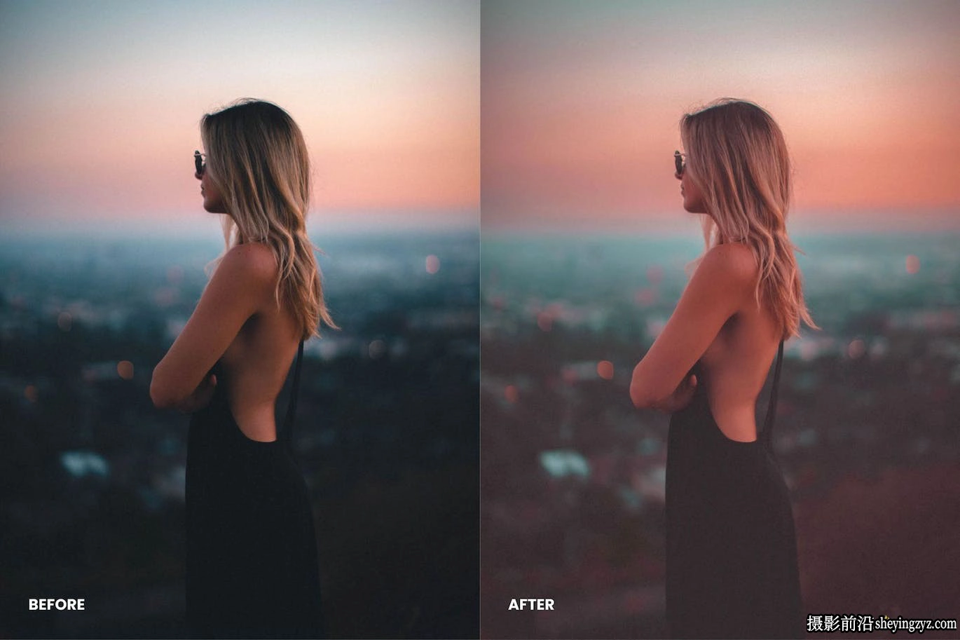 梦幻日落暮色人像Lr预设及手机版lr预设 Sunset Lightroom Presets