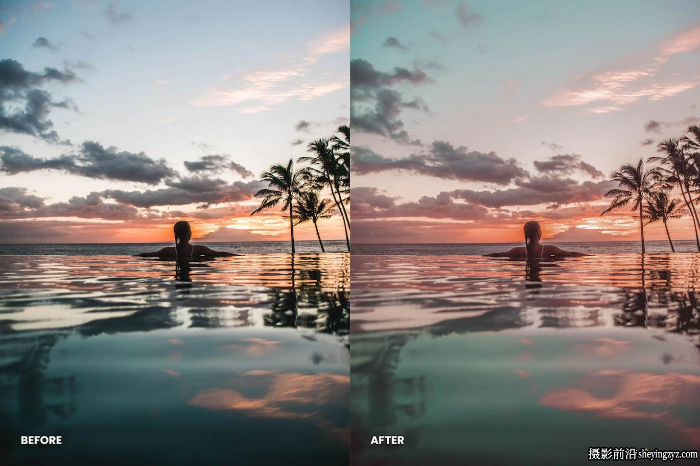 梦幻日落暮色人像Lr预设及手机版lr预设 Sunset Lightroom Presets