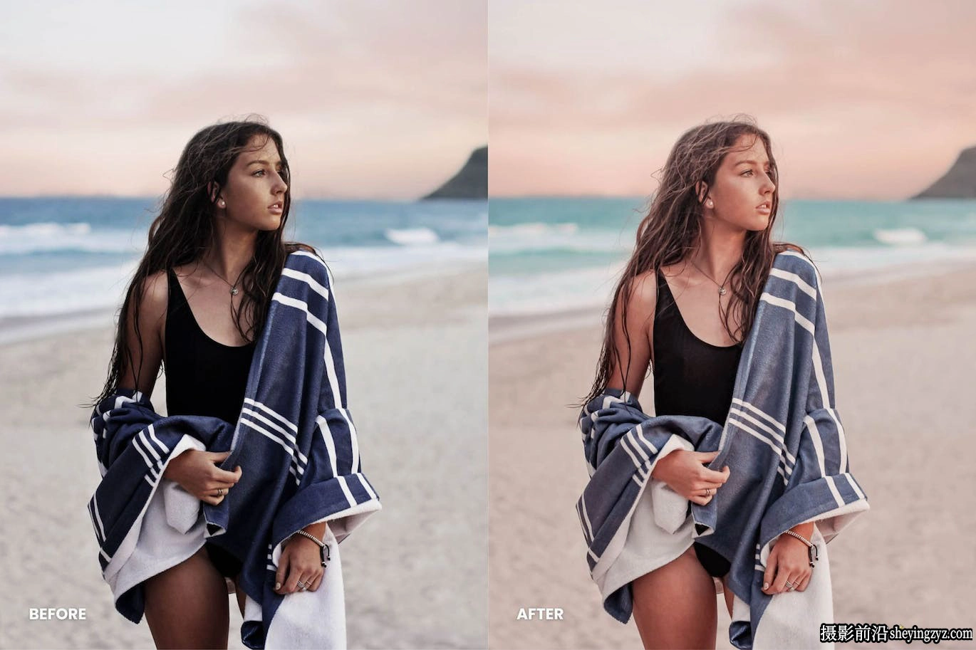 梦幻日落暮色人像Lr预设及手机版lr预设 Sunset Lightroom Presets