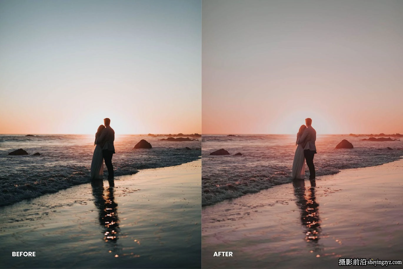 梦幻日落暮色人像Lr预设及手机版lr预设 Sunset Lightroom Presets