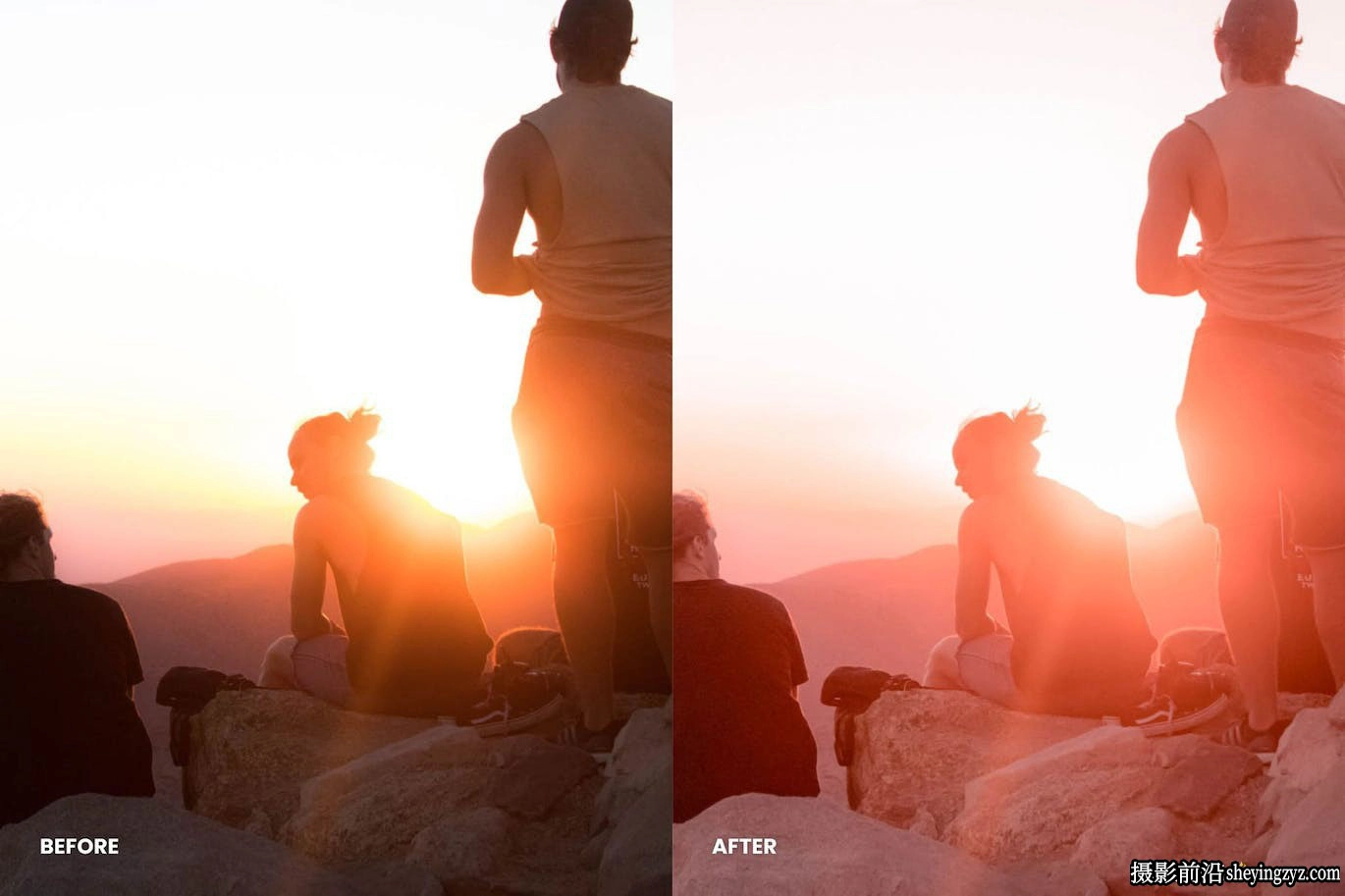 梦幻日落暮色人像Lr预设及手机版lr预设 Sunset Lightroom Presets