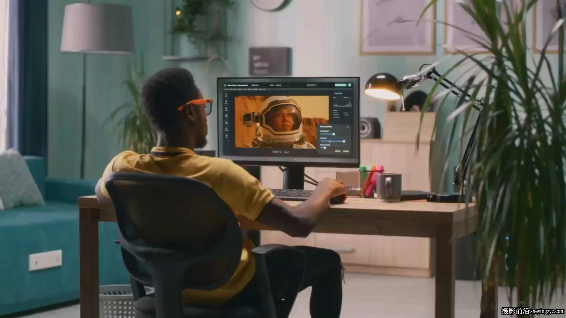 Photoshop和Lightroom利用AI人工智能进行肖像修饰教程-中英字幕