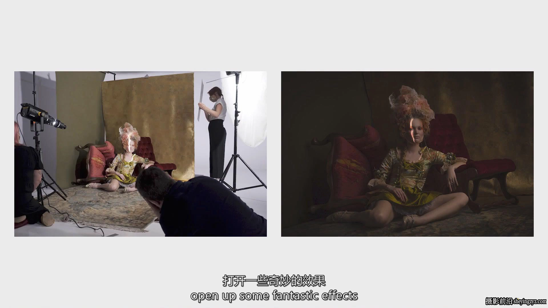 摄影师Richard Wood创意艺术肖像画摄影布光完整教程-中英字幕