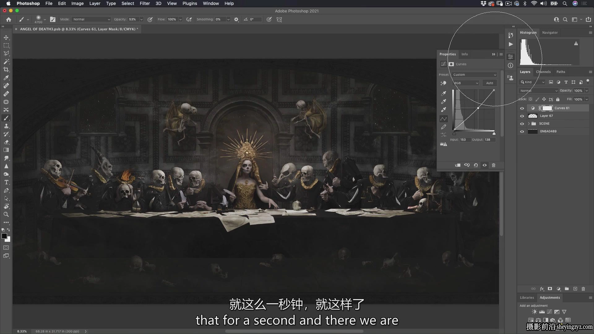 摄影师Richard Wood创意艺术肖像画摄影布光完整教程-中英字幕