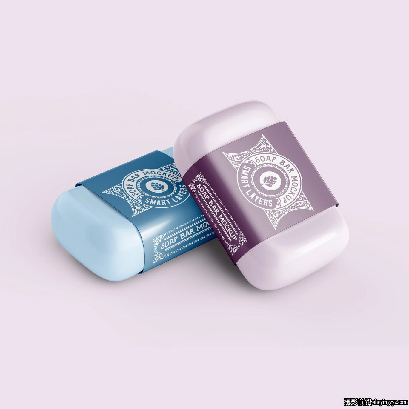 肥皂香皂包装样机素材