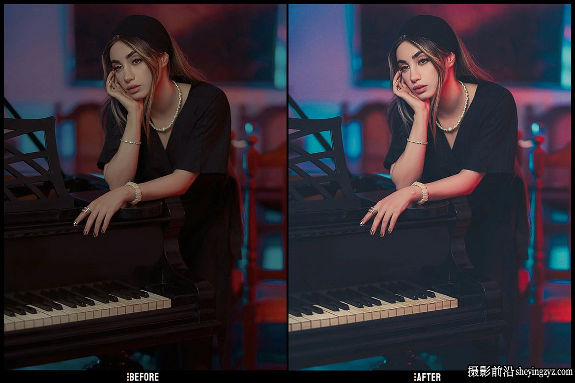 磨砂胶片电影人像lr预设/手机预设 Matte Blogger Lightroom Presets