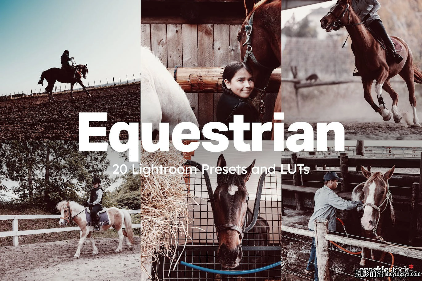 AI自适应lr预设lut预设 Equestrian Lightroom Presets and LUTs