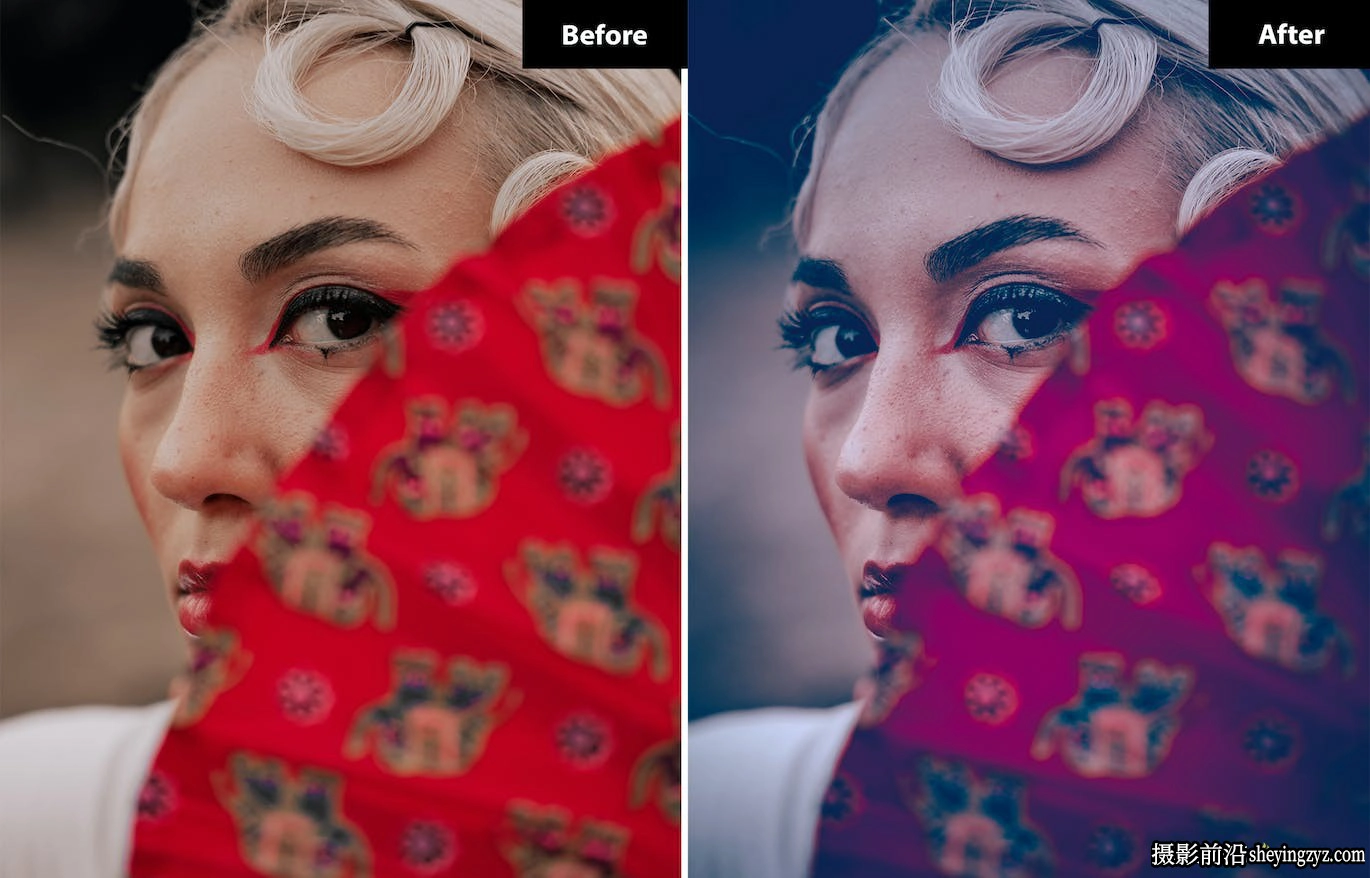 蓝调街拍电影人像Lr预设手机版lr预设 Warm Blue Lightroom Presets
