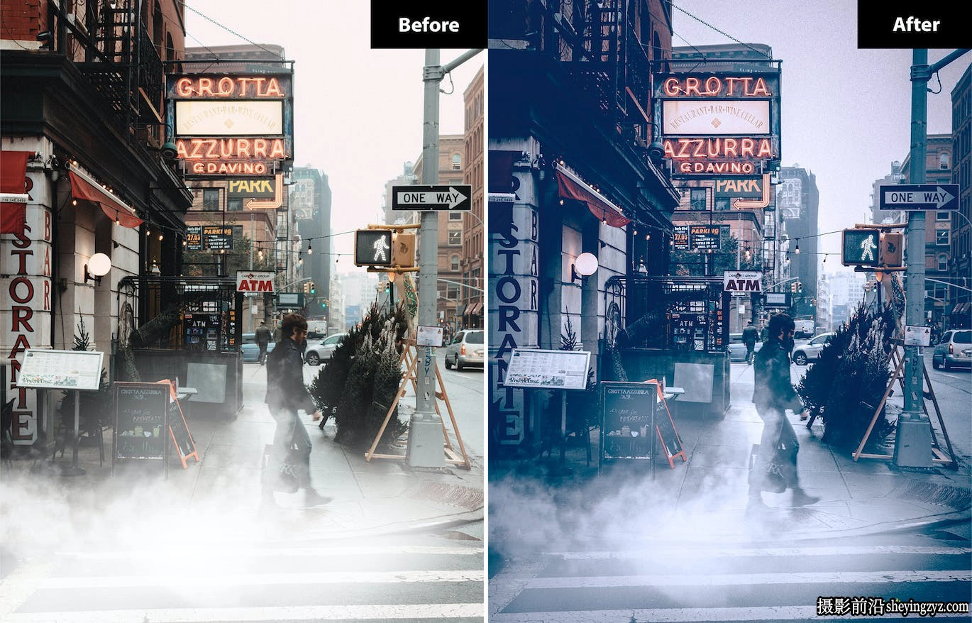 蓝调街拍电影人像Lr预设手机版lr预设 Warm Blue Lightroom Presets
