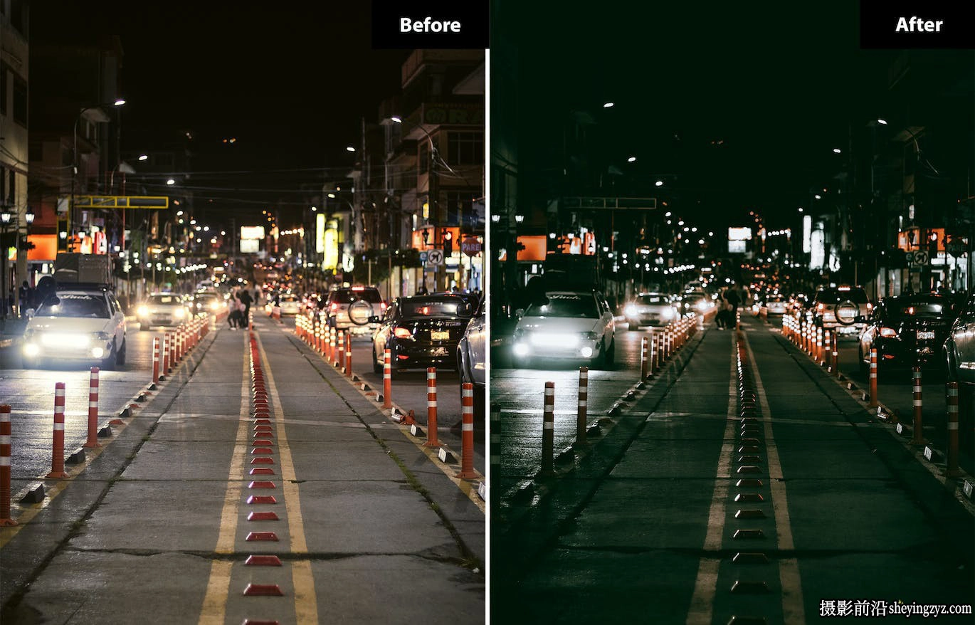 城市夜景电影风光LR预设/手机lr预设 Night Stree Lightroom Presets
