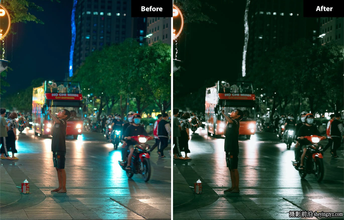 城市夜景电影风光LR预设/手机lr预设 Night Stree Lightroom Presets