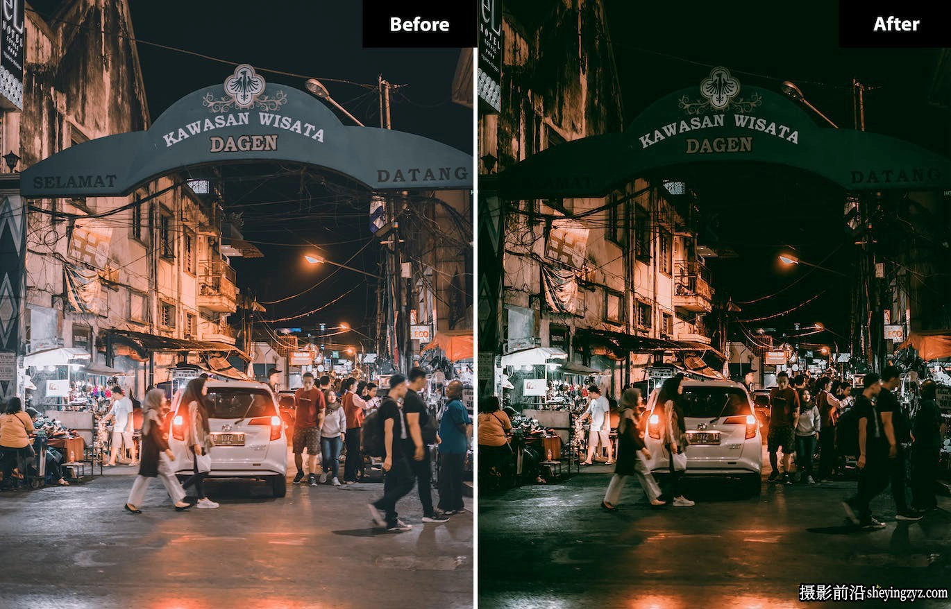 城市夜景电影风光LR预设/手机lr预设 Night Stree Lightroom Presets