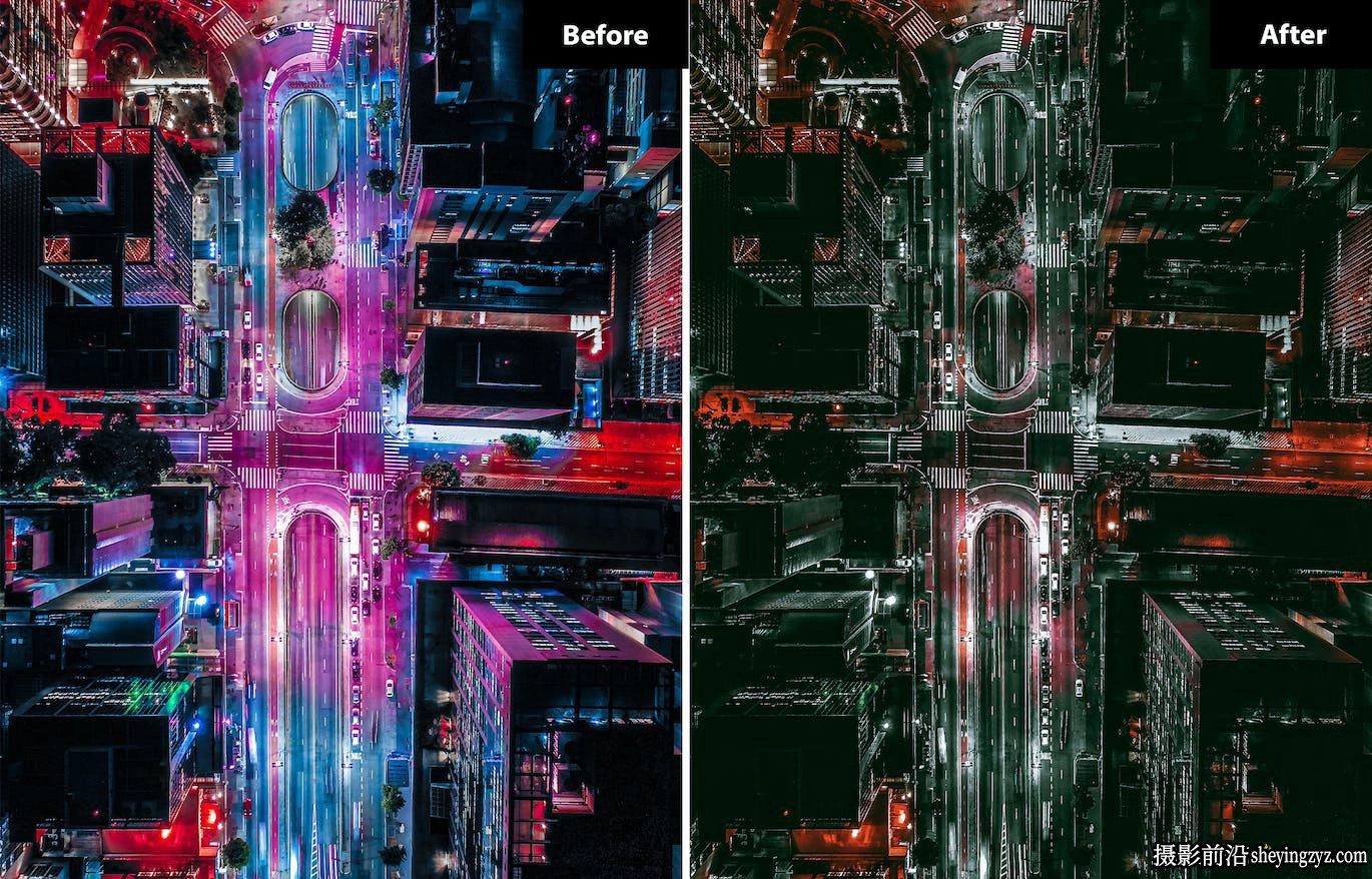 城市夜景电影风光LR预设/手机lr预设 Night Stree Lightroom Presets