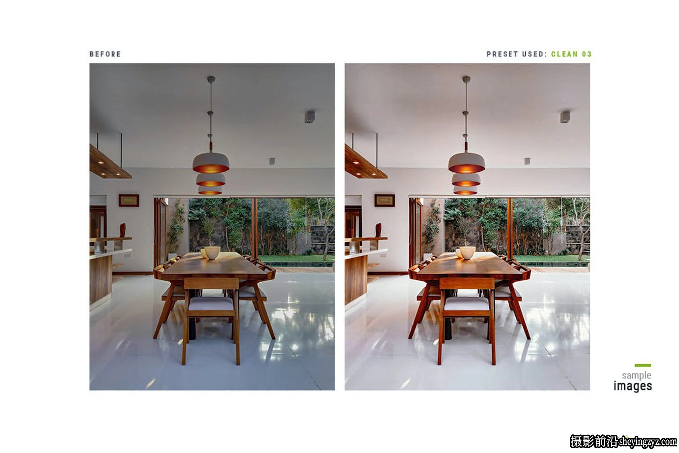 40种完美室内摄影后期调色Lightroom预设 Interior Design Presets