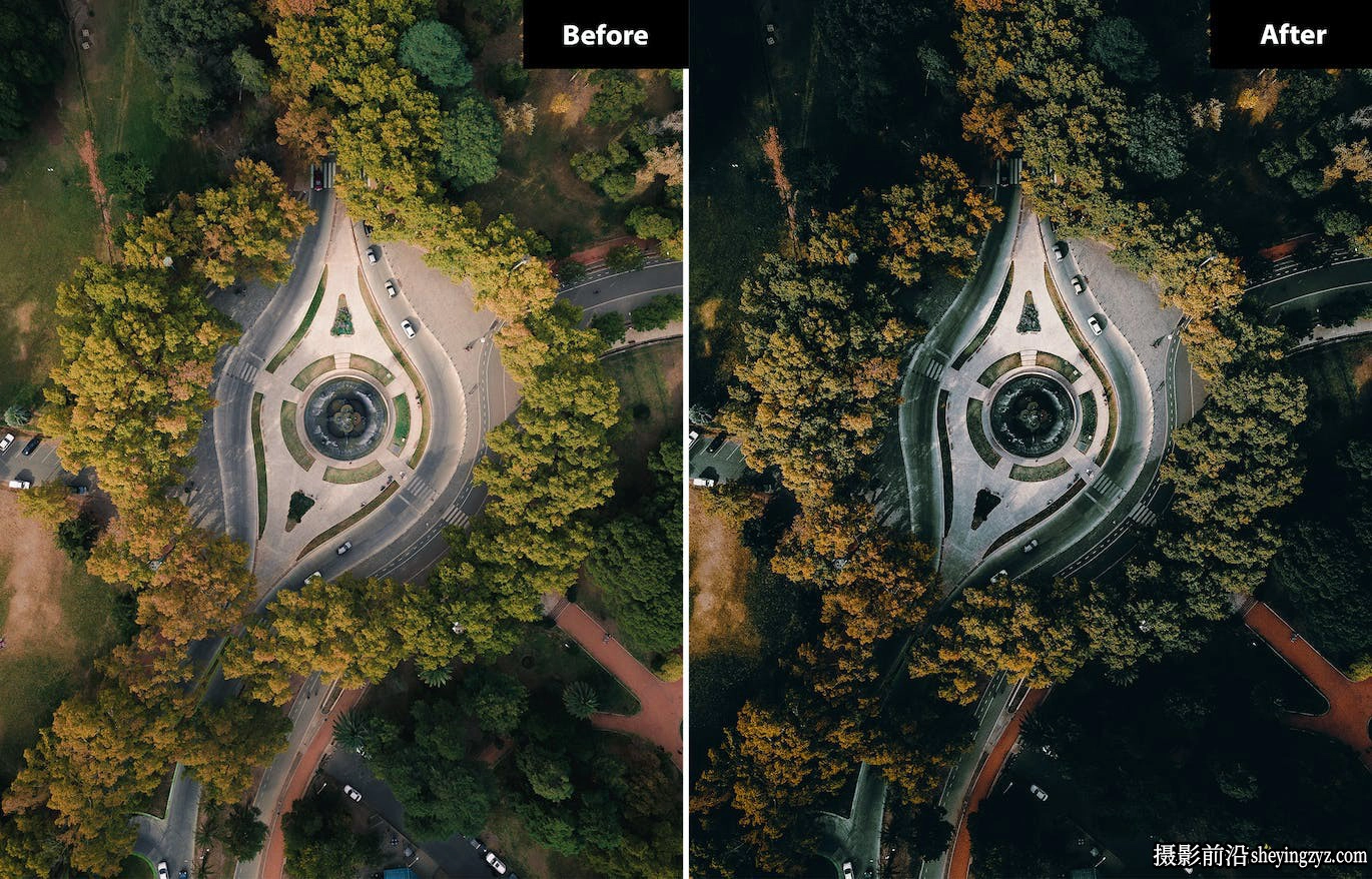 无人机电影风光lr预设/手机版预设 Drone Matte Lightroom Presets