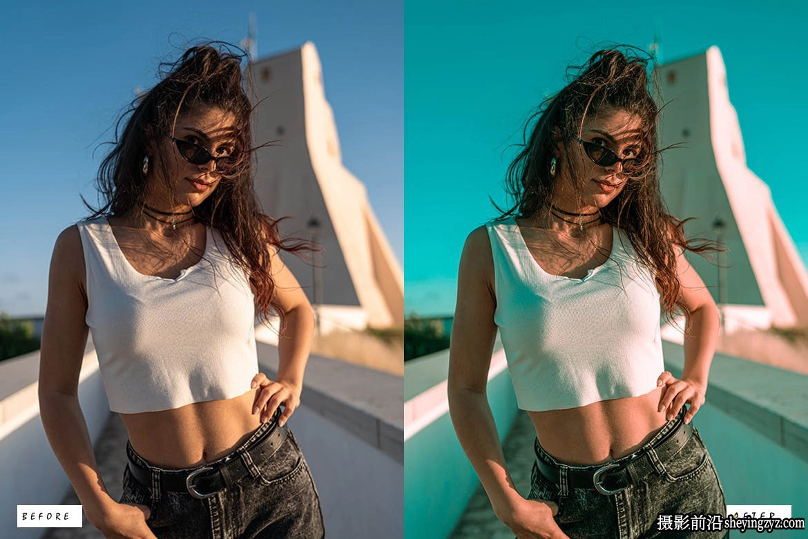 20种蓝绿色和橙色电影风光LR预设 Teal &amp; Orange Lightroom Presets
