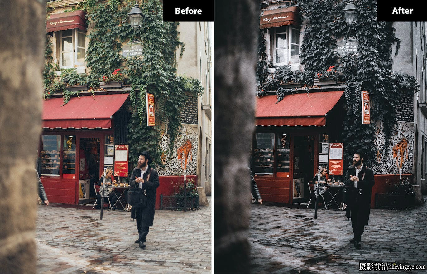 城市街头摄影电影风格Lr预设/手机预设 Paris Lightroom Preset