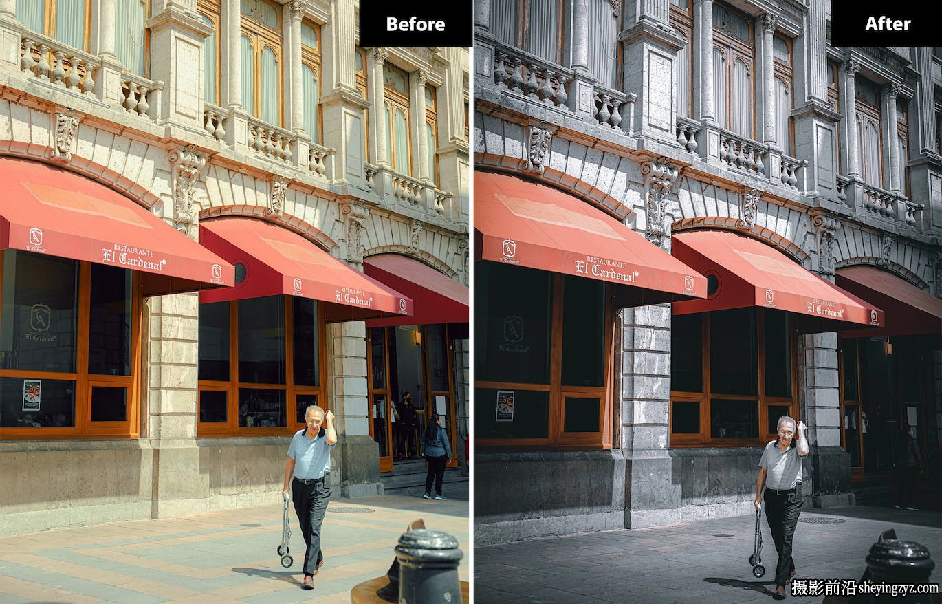 城市街头摄影电影风格Lr预设/手机预设 Paris Lightroom Preset