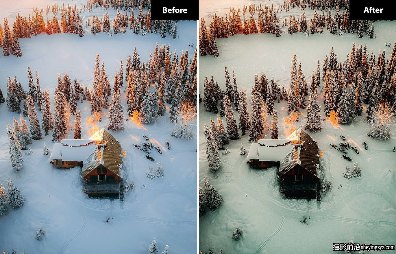 冬季电影风光Lr预设及手机版lr预设 Stonecold Lightroom Presets