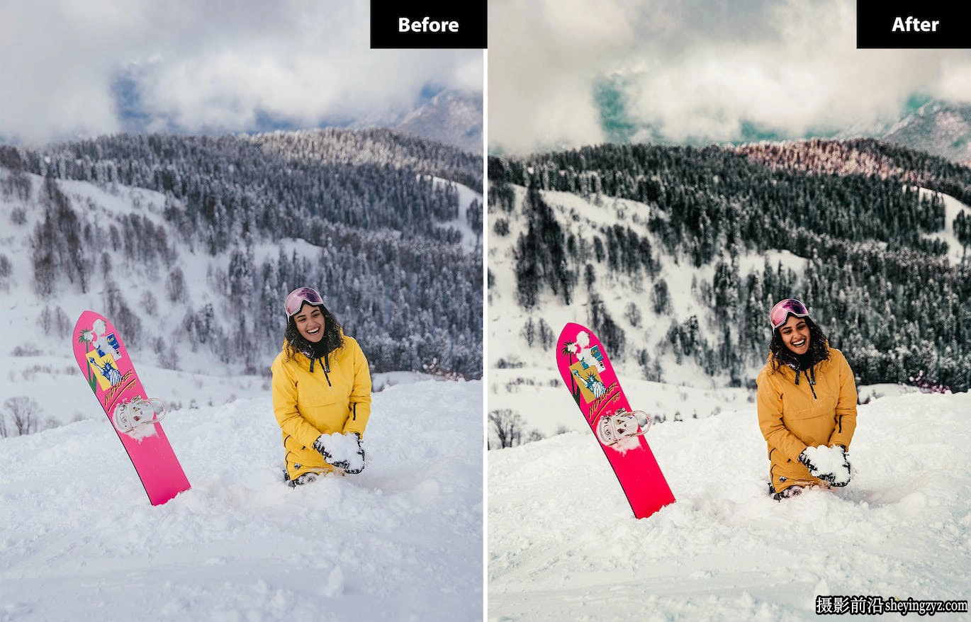 冬季电影风光Lr预设及手机版lr预设 Stonecold Lightroom Presets