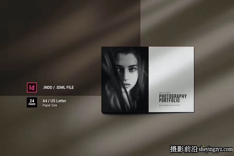 摄影杂志摄影作品集排版InDesign模板