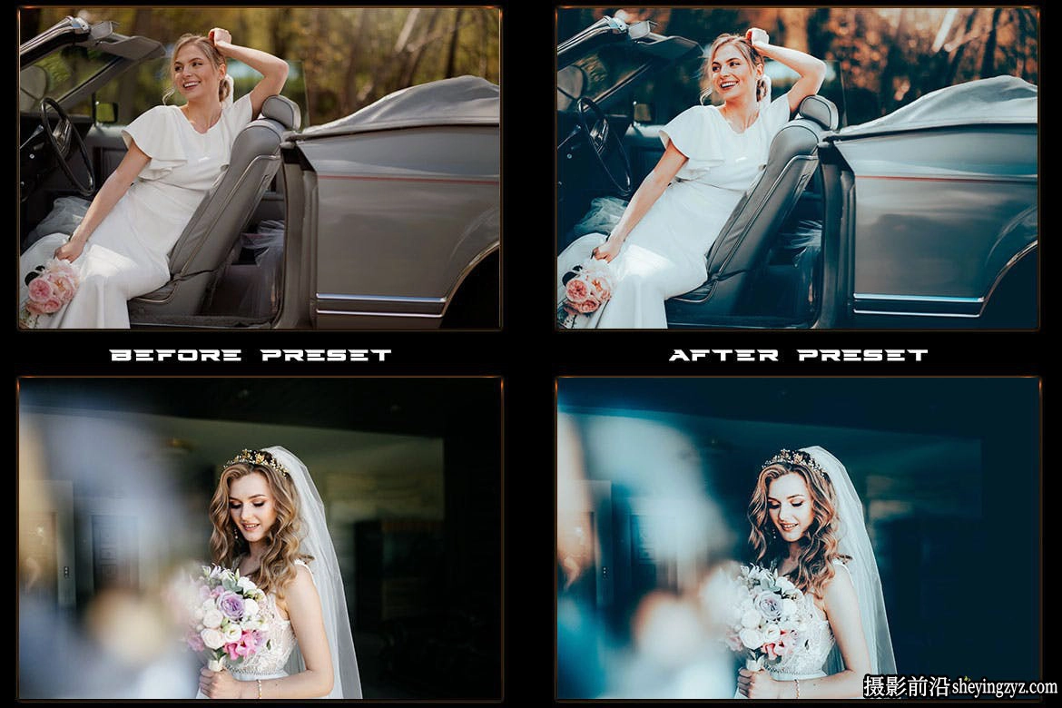 电影婚礼跟拍Lr预设及手机lr预设 Wedding Vibes Lightroom Presets
