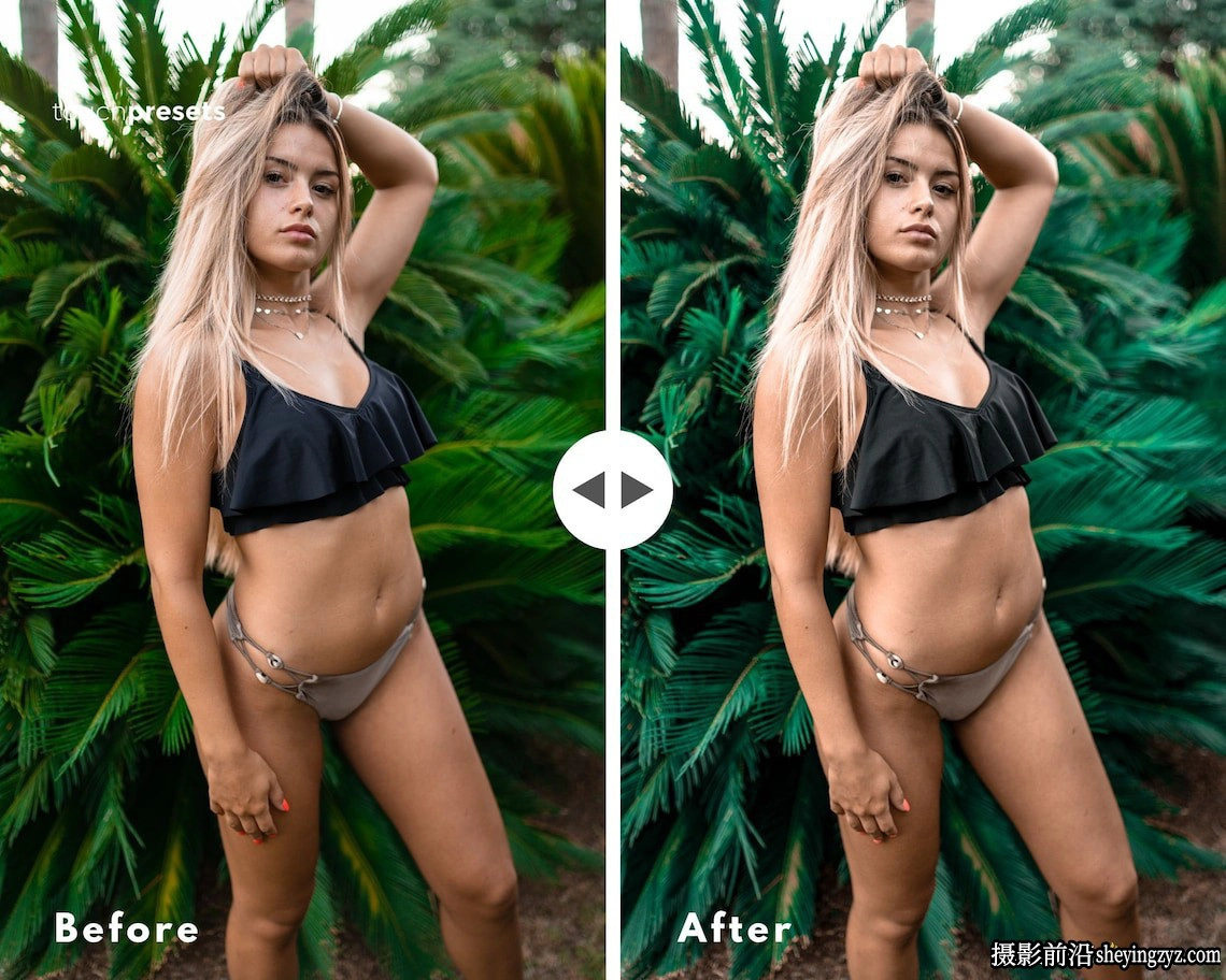 网红旅拍森系胶片人像Lightroom预设 Tropical Instagram Presets