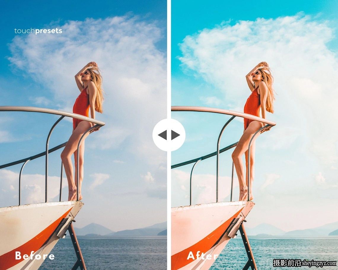 海滩旅拍网红打卡Lr预设及手机版lr预设 Beach Travel Ins Presets