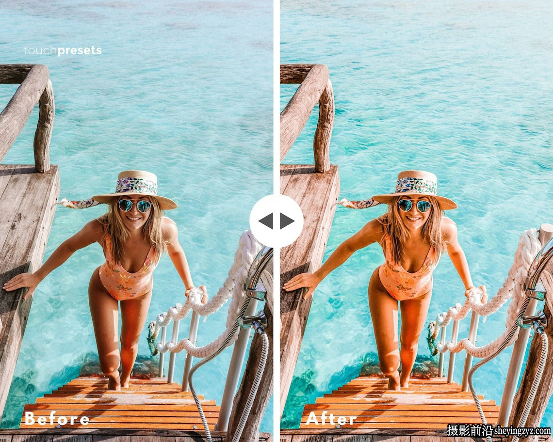 海滩旅拍网红打卡Lr预设及手机版lr预设 Beach Travel Ins Presets