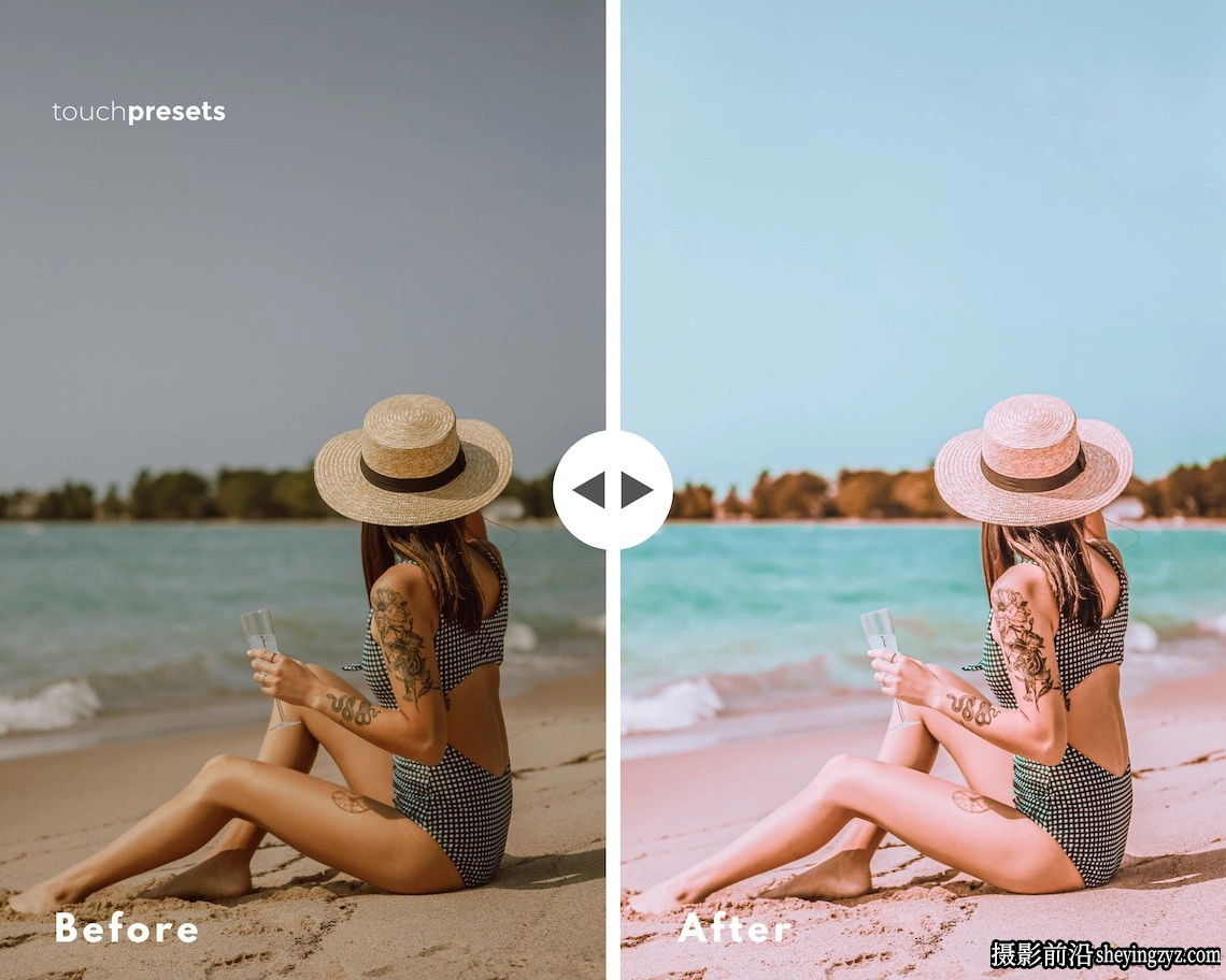 海滩旅拍网红打卡Lr预设及手机版lr预设 Beach Travel Ins Presets