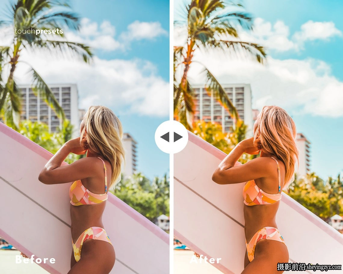 海滩旅拍网红打卡Lr预设及手机版lr预设 Beach Travel Ins Presets