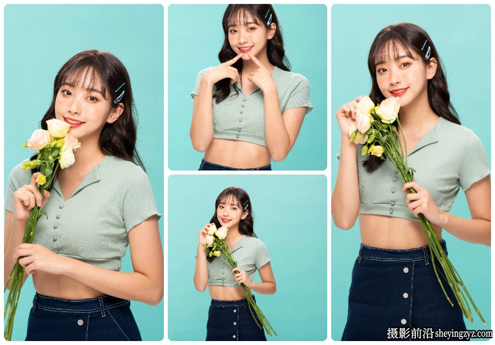 美女室内棚拍摄影RAW原图,人像修图练习RAW素材17张