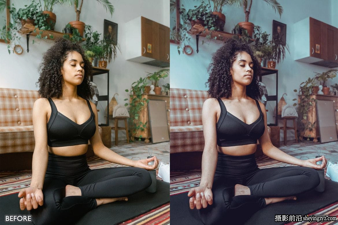 免费网红博主健身人像LR预设及手机版lr预设 Blogger Workout Presets