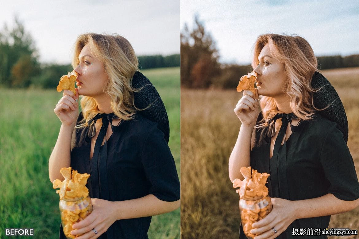 黄金时段秋季人像LR预设及手机lr预设 Golden Hour Lightroom Presets