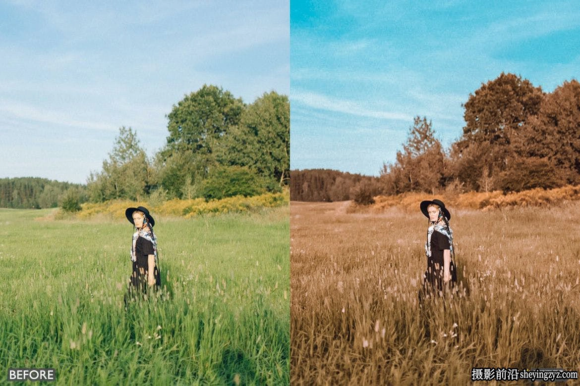 黄金时段秋季人像LR预设及手机lr预设 Golden Hour Lightroom Presets