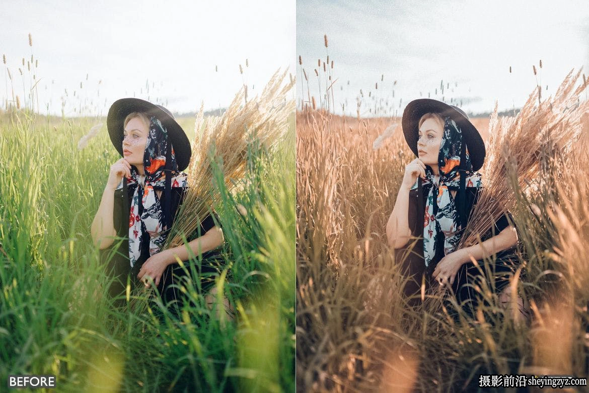 黄金时段秋季人像LR预设及手机lr预设 Golden Hour Lightroom Presets
