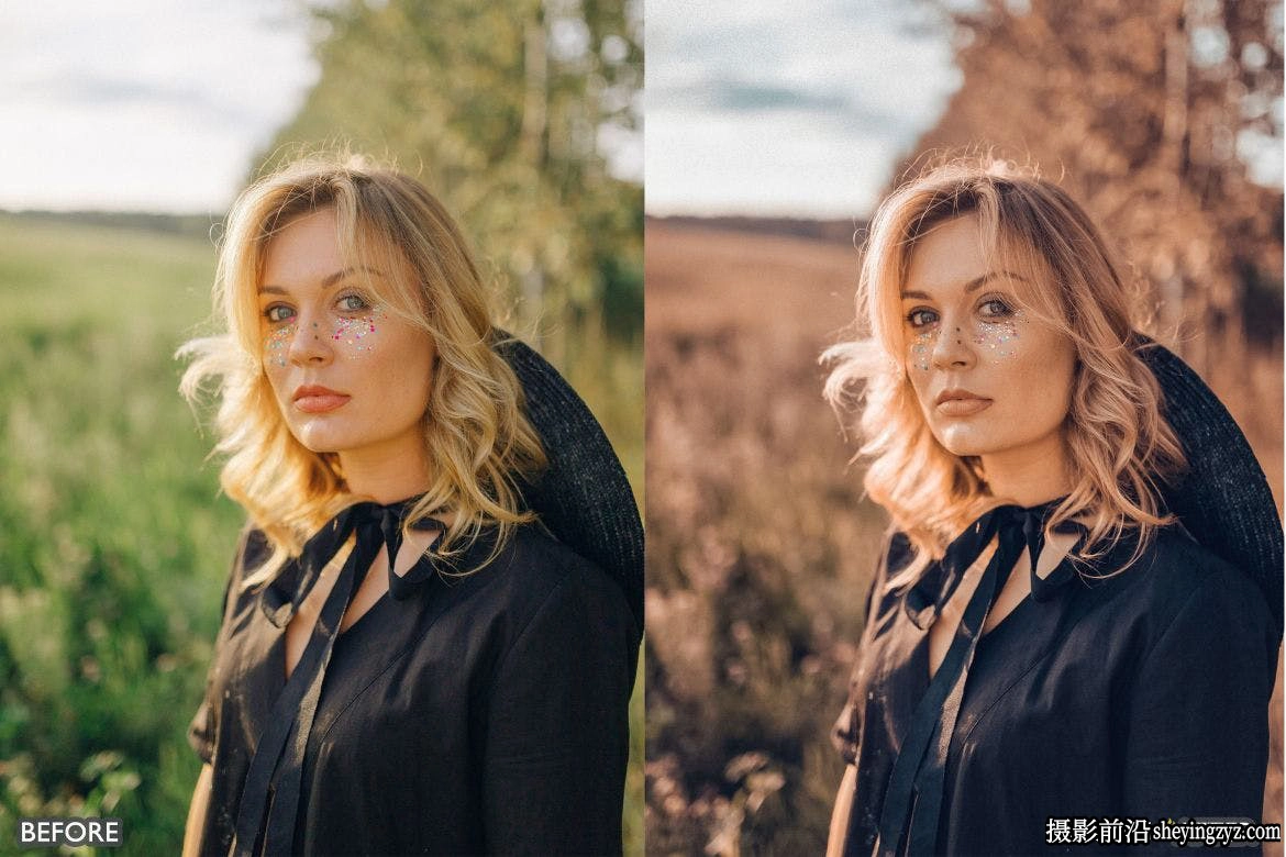 黄金时段秋季人像LR预设及手机lr预设 Golden Hour Lightroom Presets