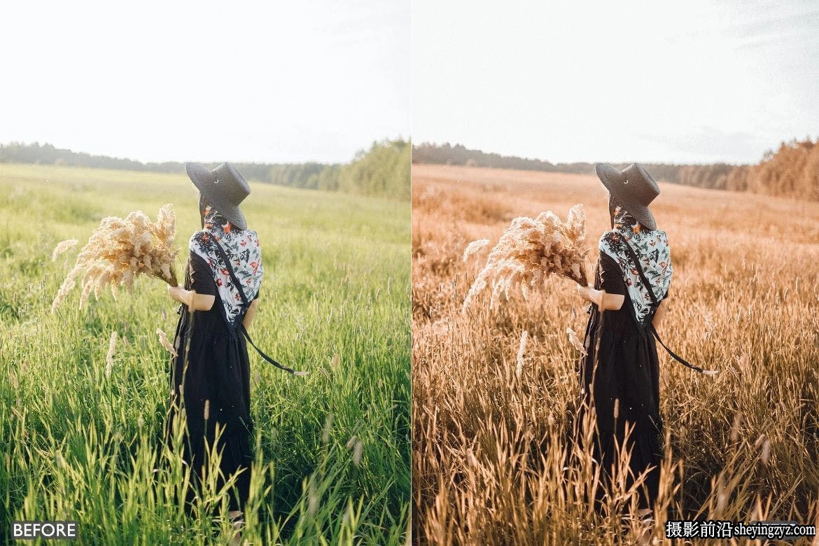黄金时段秋季人像LR预设及手机lr预设 Golden Hour Lightroom Presets