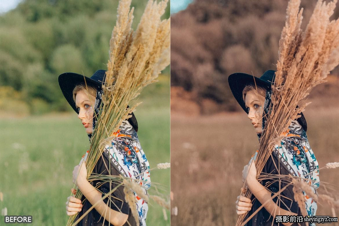 黄金时段秋季人像LR预设及手机lr预设 Golden Hour Lightroom Presets
