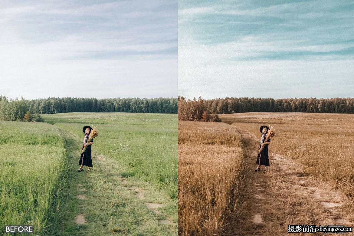 黄金时段秋季人像LR预设及手机lr预设 Golden Hour Lightroom Presets