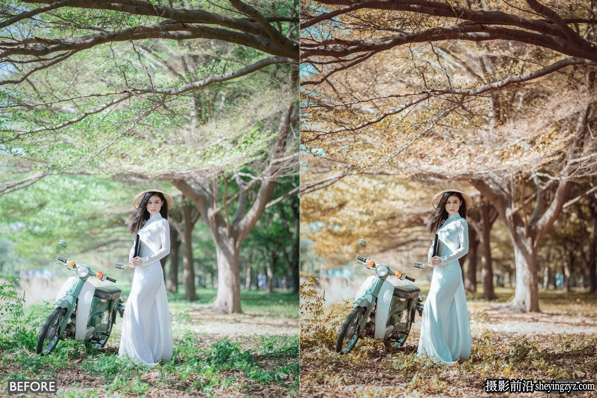 黄金时段秋季人像LR预设及手机lr预设 Golden Hour Lightroom Presets