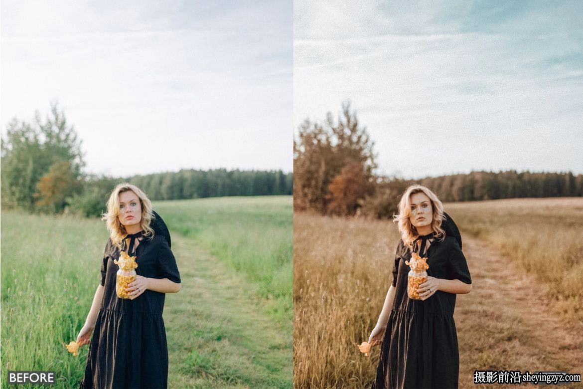 黄金时段秋季人像LR预设及手机lr预设 Golden Hour Lightroom Presets