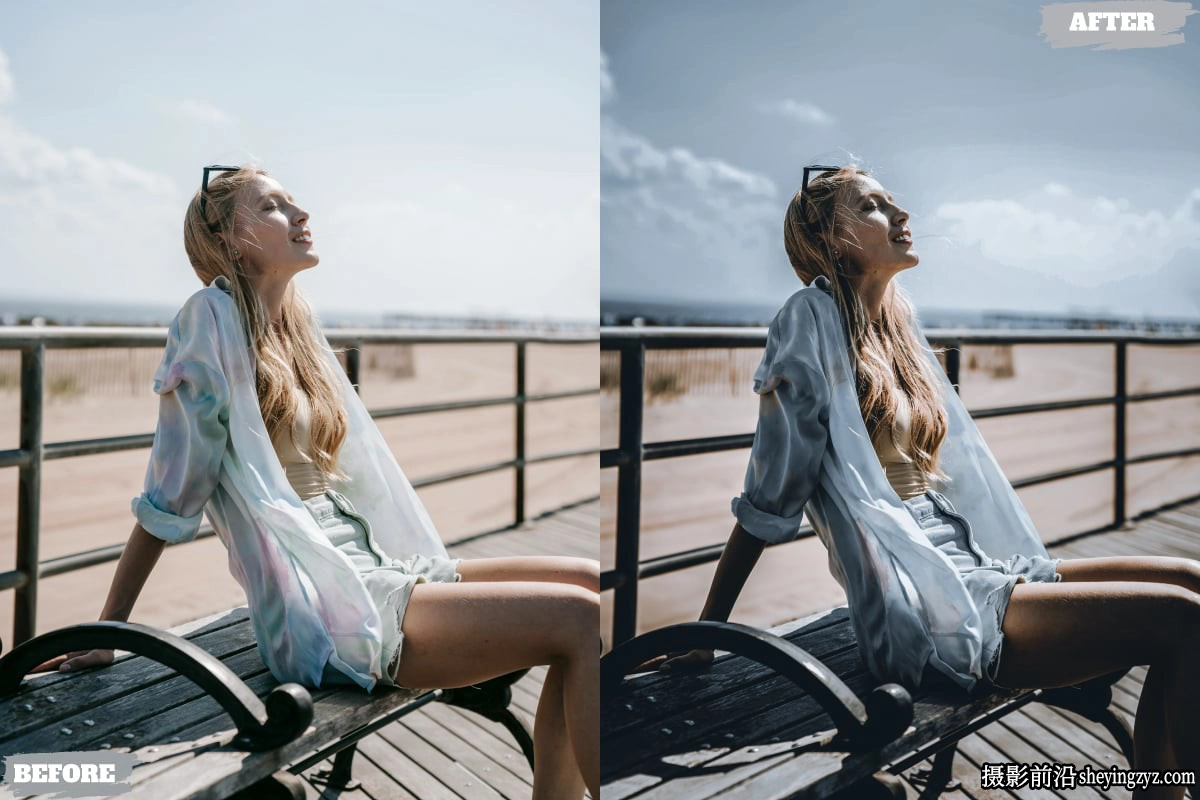 网红旅拍电影人像lr预设及手机版lr预设 Tanned Lightroom Preset