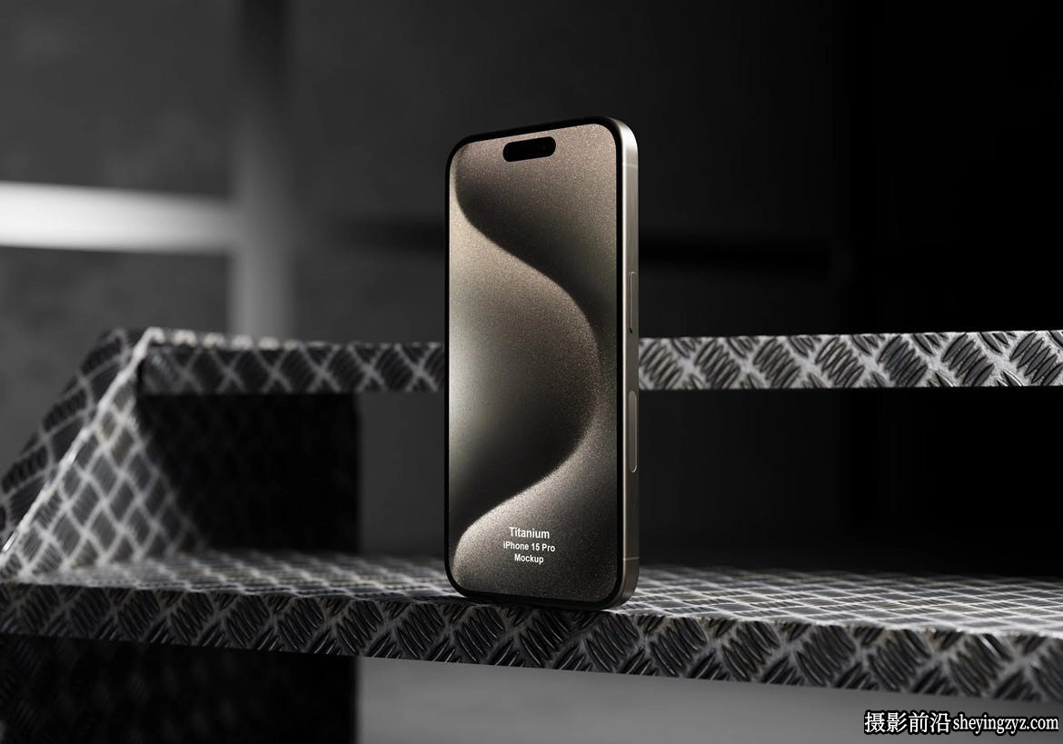 iPhone15Pro钛金属手机样机模型